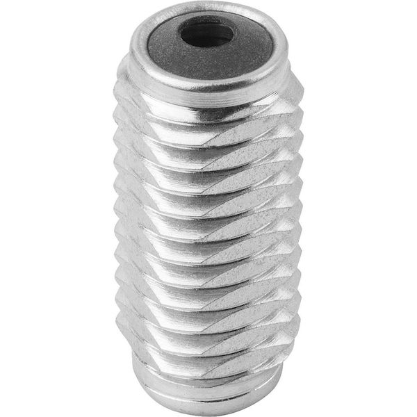Lateral Spring Plunger Spring Force, With Threaded Sleeve, D=M18X1, 5 L=45, Form:B, Steel, Comp:Steel